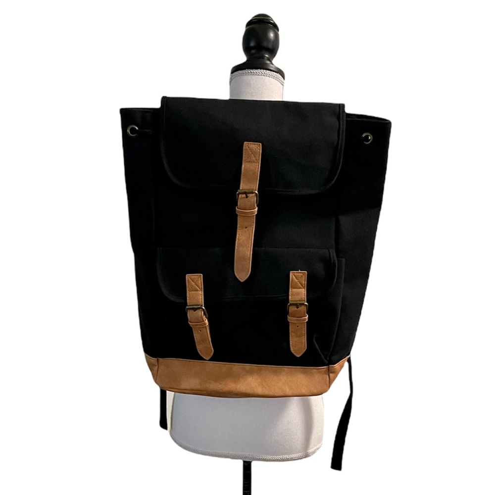 DSW Black & Tan Backpack